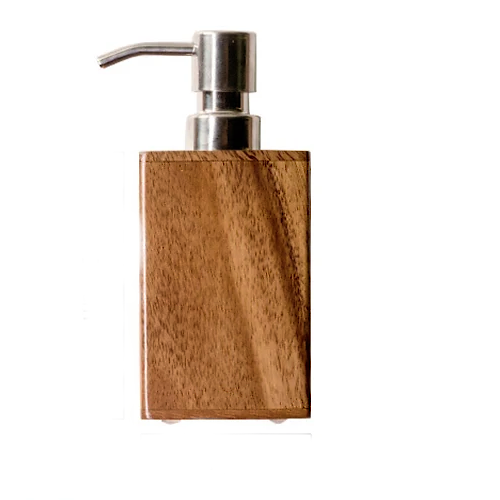 distributeur liquide bois sdb | Ma tasse en bois