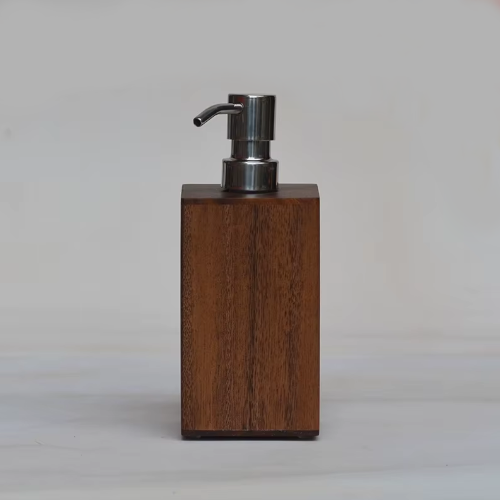 Distributeur Porte savon liquide bois sdb | Ma tasse en bois