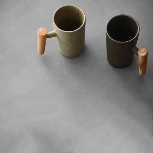 Handgefertigte Keramiktasse | Meine Holztasse