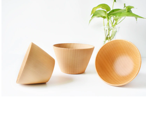 Bambusschüssel Holzdekoration | Meine Holztasse