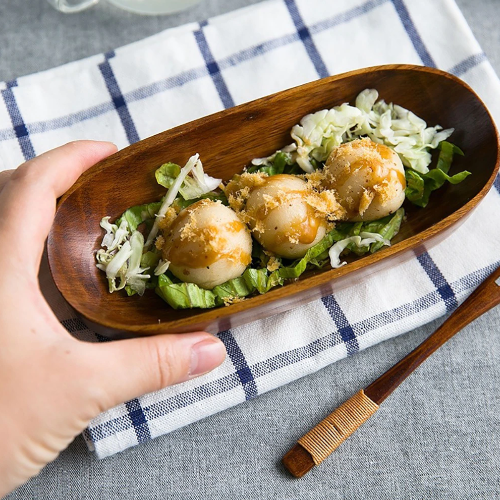 Ovales Holztablett | Meine Holztasse