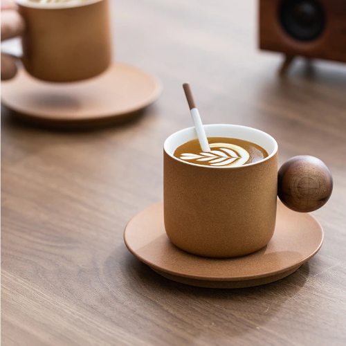 Retro-Keramiktassen | Meine Holztasse