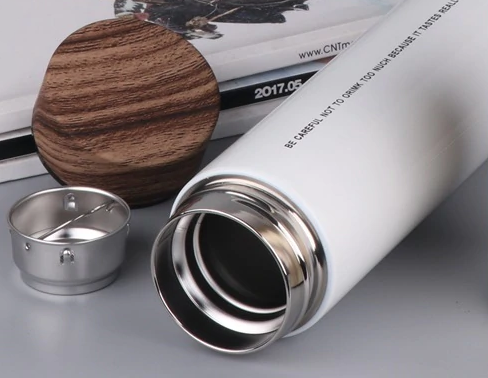 Thermos café double paroi design | Ma tasse en bois