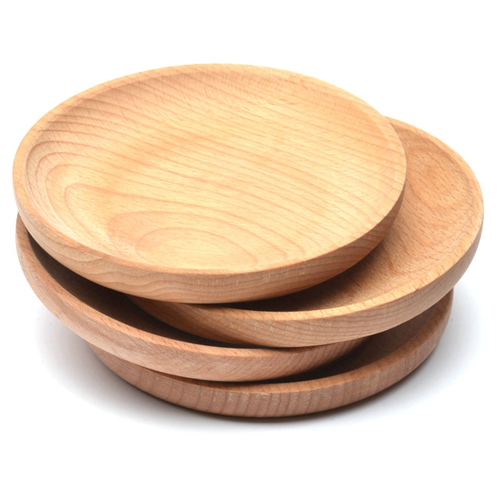 Assiette en bois Nature