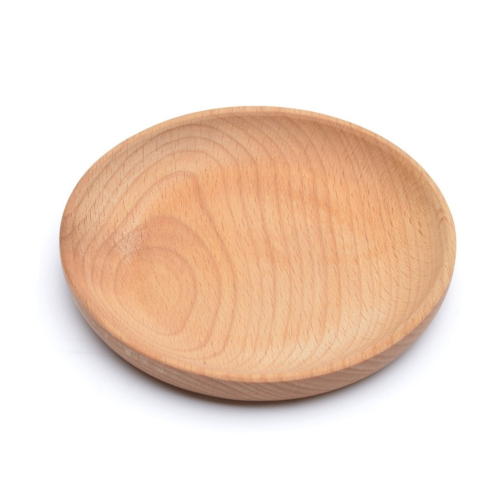 Assiette en bois Nature