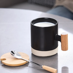 Mug céramique thé | Ma tasse en bois