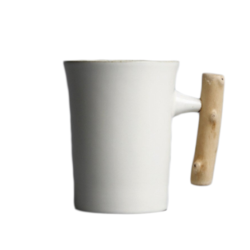 Mug blanc original | Ma tasse en bois