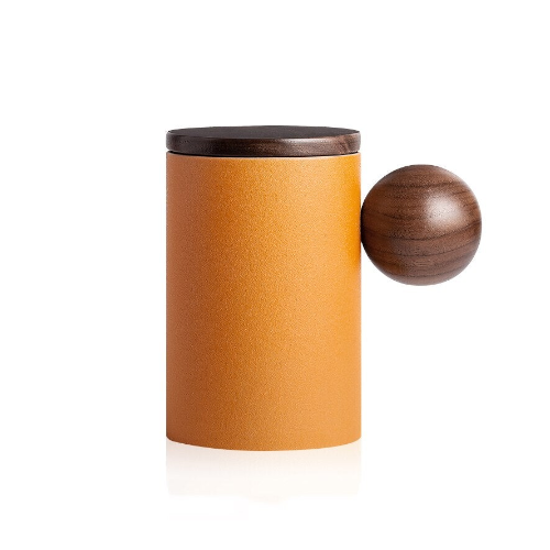 Mug orange design | Ma tasse en bois