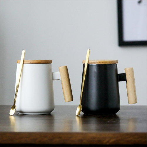 Mug céramique decoration | ma tasse en bois