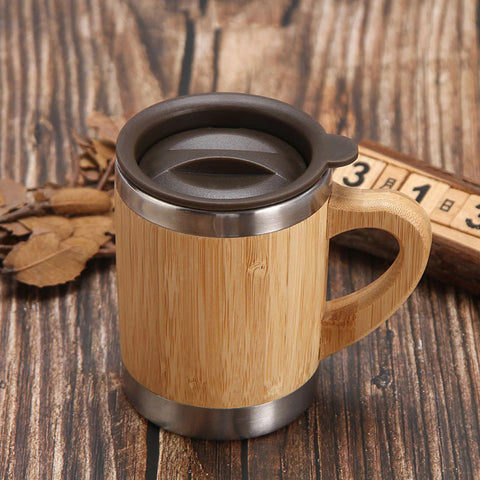 Mug isotherme en bambou naturel  Ma tasse en bois – Ma tasse en