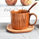 tasse à café en bois vintage | ma tasse en bois