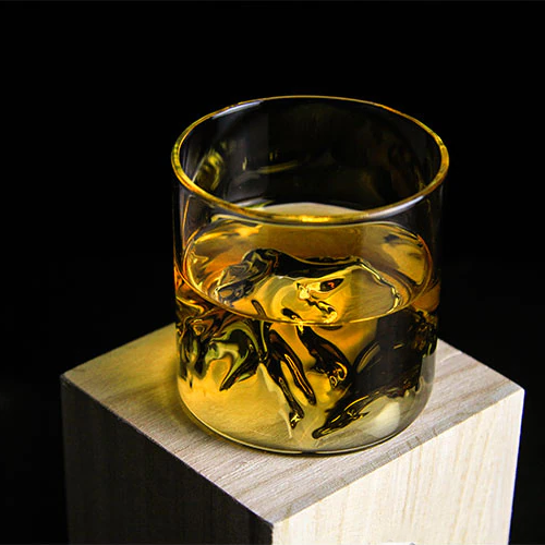 Verre whisky 3d | Ma tasse en bois